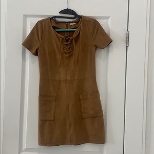 Hollister suede dress
